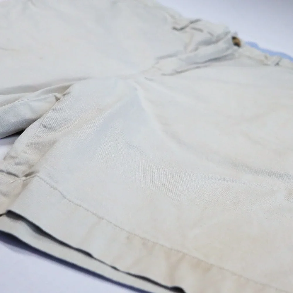 Polo Ralph Lauren Chino Shorts Mens‎ 36 Khaki Beige Stretch Classic Fit Cotton